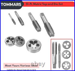 M6 to M24 Jumbo Tap and Die Set Metric round threaded die for threading