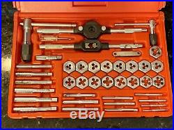 MAC TOOLS TAP AND DIE SET METRIC 40 PIECE Excellent Condition FREE SHIPPING