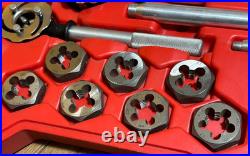 MAC Tools 25pc JUMBO METRIC Tap Die Set Lot Rethreading Cutting Mechanic