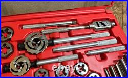 MAC Tools 25pc JUMBO METRIC Tap Die Set Lot Rethreading Cutting Mechanic