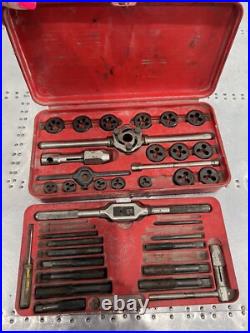 MAC Tools USA Metric Tap & Die Set Lot Rethreading Kit Red Automotive 8017TS