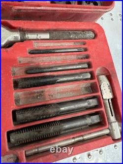 MAC Tools USA Metric Tap & Die Set Lot Rethreading Kit Red Automotive 8017TS