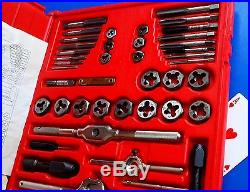 MAC tools 76 piece Fractional Metric Threading Tap and Die Super set NEW
