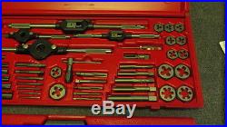 MAGNA No. 95980 76-PIECE PROFESSIONAL HIGH CARBON STEEL TAP AND DIE SET