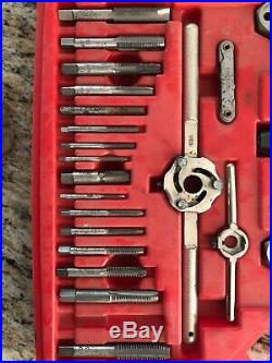 MATCO 676TD 76-PIECE TAP & DIE SET GOOD SHAPE Metric And SAE Sizes