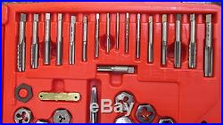 MATCO TOOLS 75 PIECE TAP AND DIE THREADING SET IN CASE FREE SHIPPING