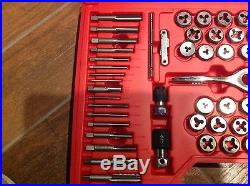 MATCO TOOLS 75 Piece Tap and Die Threading Set 675TD NC and NF THREADS