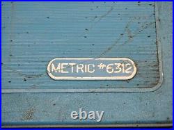 MATCO TOOLS METRIC TAPS & DIES SET No# 6312 LIGHT BLUE CASE 40 Piece