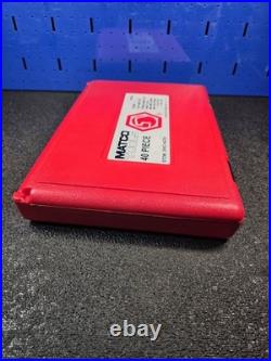 MATCO TOOLS TD40S 40-Piece SAE TAP & DIE Thread Repair Set With Case