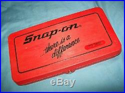 MINT Snap-on TD2425 40-pc 1/4 to 1/2 NF / NC SAE Tap and Die Set 1pc Missing