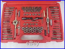Mac Tools 76 pc Tap and Die Set, Sae and Metric, TDCombo, Missing 3 Pieces