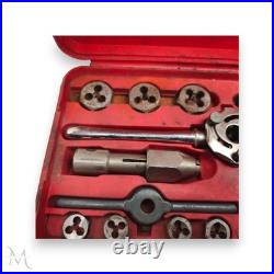 Mac Tools 8017TS Metric Tap & Die Set Red Case Mixed Pieces Vintage Essential