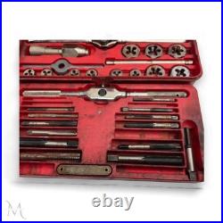 Mac Tools 8017TS Metric Tap & Die Set Red Case Mixed Pieces Vintage Essential
