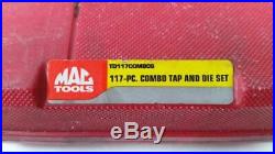 Mac Tools Tap & Die Set TD117COMBOS 117pc Kit (HE3002261)