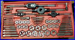 Magna 58 piece sae tap and die set 6-32 to 3/4
