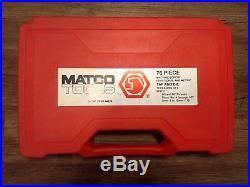 Matco 676td Like New! 76 Piece Tap And Die Threading Set