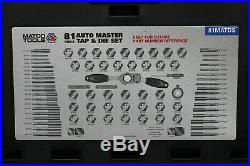 Matco 81MATDS 81 Piece Auto Master Tap & Die Set