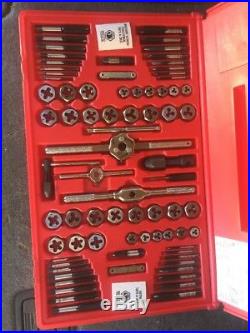 Matco Tool tap and Die Threading Set / Kit 676TD 76 Piece Like New