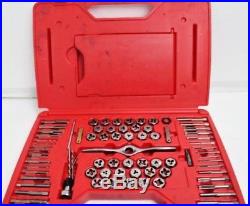 Matco Tools 116 Piece Deluxe Tap and Die Threading Set 676TDPLUS missing pcs