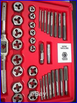 Matco Tools 117 pc Deluxe Tap and Die Set, 676TDP, Fractional and Metric
