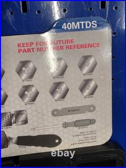 Matco Tools 40MTDS 40 Piece Metric Tap and Die Set NICE