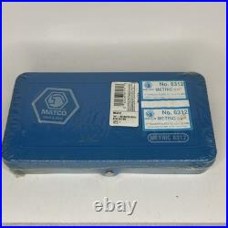 Matco Tools 42pc Metric Tap & Die Set No. 6312 Made in USA / Brand New