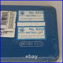 Matco Tools 42pc Metric Tap & Die Set No. 6312 Made in USA / Brand New