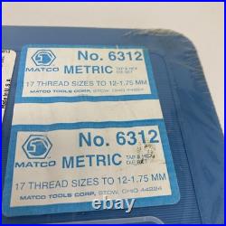 Matco Tools 42pc Metric Tap & Die Set No. 6312 Made in USA / Brand New