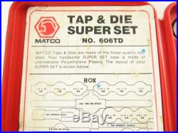 Matco Tools 606TD 42-Piece Tap and Die Super Set
