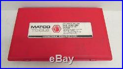 Matco Tools 676TDP Tap and Die Threading Set in Case with Matching HSS Drill Bits