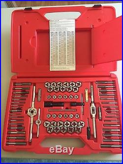 Matco Tools 676TD 76 Piece Fractional and Metric Tap and Die Threading set