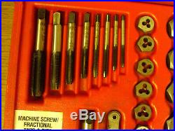 Matco Tools 76-Piece Machine Screw Fractional & Metric Tap & Die Set 676TD