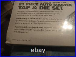 Matco Tools 81MATDS 81-Piece Auto Master Tap & Die Set Complete