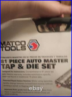 Matco Tools 81MATDS 81-Piece Auto Master Tap & Die Set Complete