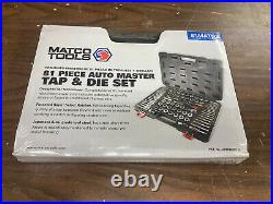 Matco Tools 81pc Auto Master Tap & Die Set 81MATDS