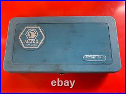 Matco Tools Automotive Metric Tap & Die Set In Blue Case 42 Piece 6312