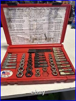Matco Tools TR51K Thread Restoring Rethreading Kit Set Made In USA