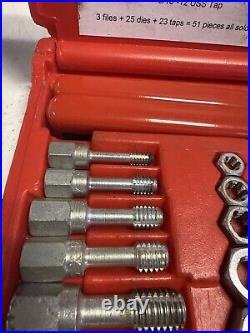 Matco Tools TR51K Thread Restoring Rethreading Kit Set Made In USA