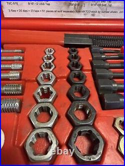 Matco Tools TR51K Thread Restoring Rethreading Kit Set Made In USA