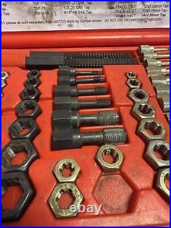 Matco Tools TR51K Thread Restoring Rethreading Kit Set Made In USA