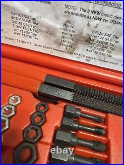 Matco Tools TR51K Thread Restoring Rethreading Kit Set Made In USA