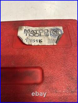 Matco Tools TR51K Thread Restoring Rethreading Kit Set Made In USA