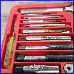 Matco Tools USA 42 Piece SAE Tap & Die Set 606TD Assorted Brands, READ