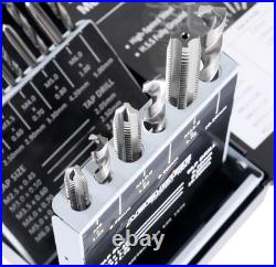 Metric 18 Pc H. S. S. Tap and Drill Set High Speed Steel for Metalworking