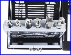 Metric 18 Pc H. S. S. Tap and Drill Set High Speed Steel for Metalworking