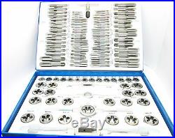 Metric Tap Die Set Professional 110 Pc Alloy Steel Tap Wrench New TZ TP096