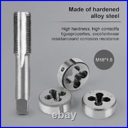 Metric Tap and Die Set 110 PCS M2-M18 Rethreading Kit for Making Screw Threads