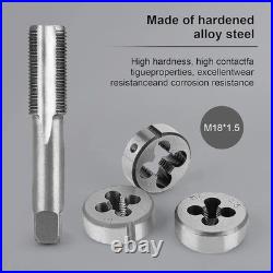 Metric Tap and Die Set 110 PCS M2-M18 Rethreading Kit for Making Screw Threads f
