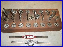 Micro Tap And Die Set Size 0-80 To 12-34, 21 Dies And 33 Taps