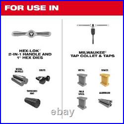 Milwaukee 49-22-5603 Metric Tap & Die Set with Hex-LOK 38 Piece PACKOUT